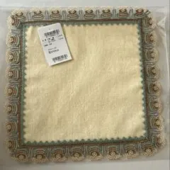 近沢レース店 新品 タオルハンカチ パンケーキ パウダーイエロー 【完売品】