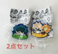 ヒロアカ キャラばんちょうこうヘアクリップ 緑谷・爆豪