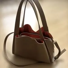 ikot レザーバッグ many way カゴバッグ イコット ファー - メルカリ