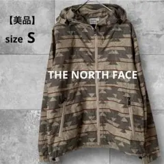 【美品】THE NORTH FACEフードジャケットマウンテンパーカーS収納袋付