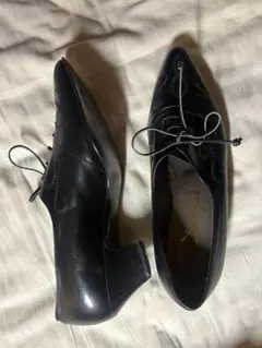 Yves Saint Laurent レースアップ パンプス ブラックのサムネイル