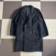 【✨激レア】LANVIN アルパカ入り　ステンカラーコート　絹入り　総柄のサムネイル