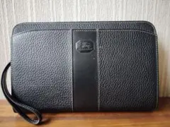 美品　BURBERRY　バーバリー　セカンドバッグ　　　　レザー　ブラック