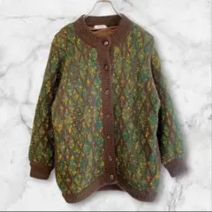昭和レトロ カーディガン