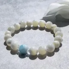 ラリマー&マザーオブパールブレス