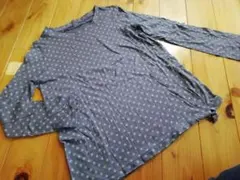 HUMAN WOMAN 長袖 Tシャツ カットソー ロンT コットン 綿 Mのサムネイル