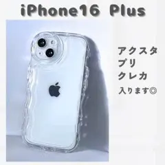 iPhone16Plus　クリアケース　シェイカー　アクスタ　透明