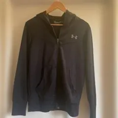 Under Armour Threadborne ブラックパーカー S/M