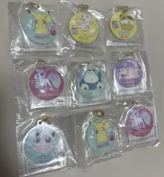 ポケモン　アクリルチャーム　一番くじ　9個セット