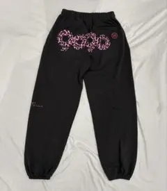 9090Girl スウェットパンツ グリッター ヒョウ柄 茶色 9090Girl スウェットパンツ グリッター ヒョウ柄 茶色 9090 Logo