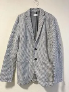 未使用タグ付き定価3.6万　Lサイズ相当 ムッシュニコル　デニム調　テーラード 未使用タグ付き定価3.6万 Lサイズ相当 ムッシュニコル デニム調