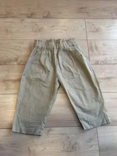 ボブソン　ベージュ 7分丈パンツ ウエストゴム110〜120