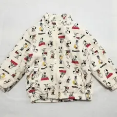 PEANUTS 80cm スヌーピー裏起毛ジャケット