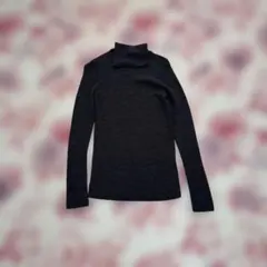 美品　UNIQLO ユニクロ　メリノウール　タートルネックニット