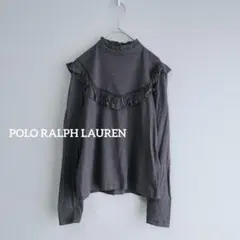 【最終値下げ】 ポロラルフローレン フリルカラーカットソー 長袖 グレー XSのサムネイル