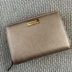 kate spade ピンクゴールド 二つ折り財布