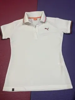 Puma ホワイト ポロシャツ 半袖