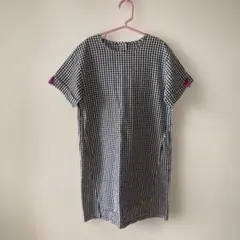 Otonato 130cm ギンガムチェックワンピース タッセル付きのサムネイル
