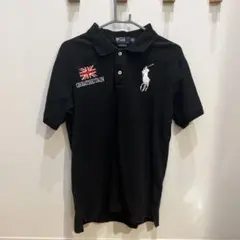 Ralph Lauren ブラックポロシャツ ビッグポニー イギリス