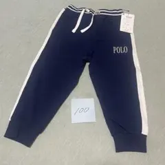 POLO キッズ ロングパンツ 100cm ネイビー