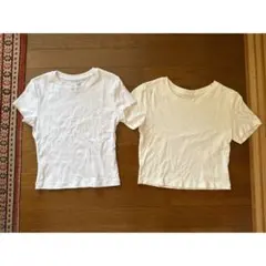 ユニクロ GU ミニT Tシャツ 2枚セット Sサイズ