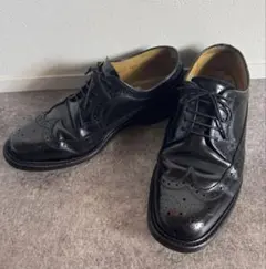 REGAL ローファー　ブラック ウィングチップ シューズ　革靴