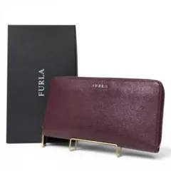 新品未使用 FURLA バーガンディ 二つ折り財布 ワインレッド フルラ 