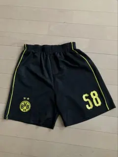 サッカーハーフパンツ140〜150ブラック