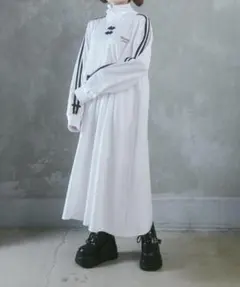 whinny ホワイニー カリスマパンダのニートワンピ ジャージ ワンピース