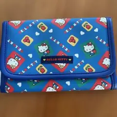 ハローキティ 母子手帳ケース　ブルー