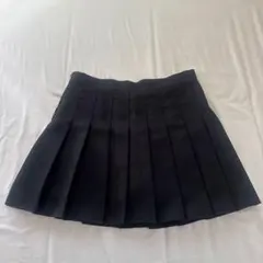ブラック プリーツミニスカート