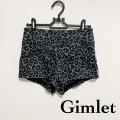 美品【Gimlet】ヒョウ柄ショートパンツs■送料無料