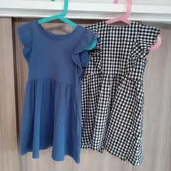 UNIQLO 110サイズ ワンピースほか 2点セット