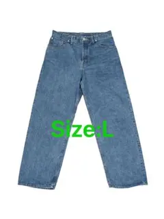 Ovy Blue Baggy Denim Pants Lサイズ - メルカリ