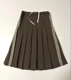 COMMEdesGARCONS ローブドシャンブル　ジャージスカート　ブラウン