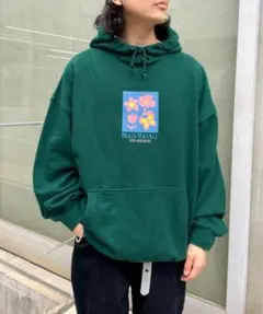 HUF x Steven Harrington グリーン パーカー M - メルカリ