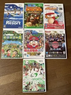 Nintendo Wii ゲームソフト7種