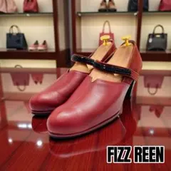 FIZZ REEN チャンキーヒール ラインストーン ストラップ パンプスのサムネイル