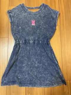 x-girl デニム風ワンピース 140