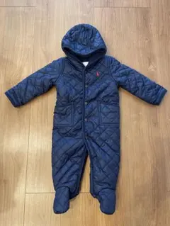 ラルフローレン　ベビー　チルドレン　ポロ　ネイビー キルティングアウター 9m