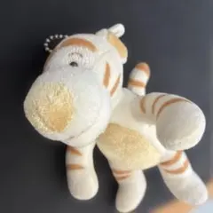 ホワイトティガーぬいぐるみ キーホルダー付き