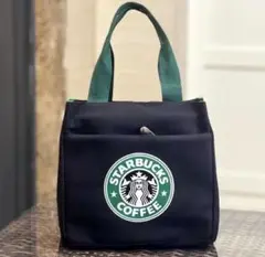 スターバックスランチバッグトートバッグお弁当バッグブラック