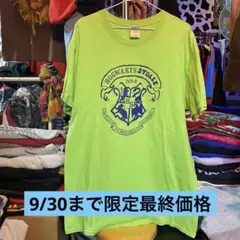 最終価格　ホグワーツ　Tシャツ　アメコミ　ロゴ　古着