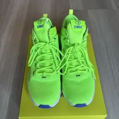 ZUMBA 蛍光グリーン スニーカー サイズUS6