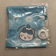 ちいかわ くら寿司 コラボ 巾着 缶バッジ ハチワレ