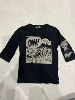 HYSTERIC MINI コミック風長袖Tシャツ 100cm