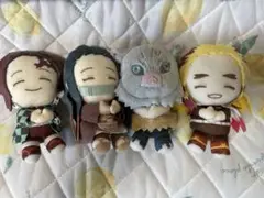 鬼滅の刃　ぽふっとぬいぐるみ ４体セット