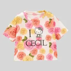サンリオ　ハローキティ　セシルマクビー　コラボ　半袖　Tシャツ　ホワイト　M