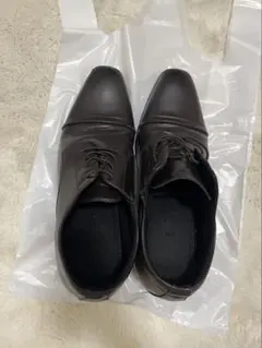 ダークブラウン レースアップ フォーマルシューズ