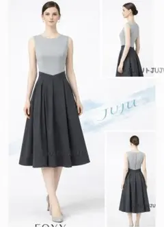 新品同様★FOXEYフォクシー タキシードブーケ ドレスタキシードストレッチ38